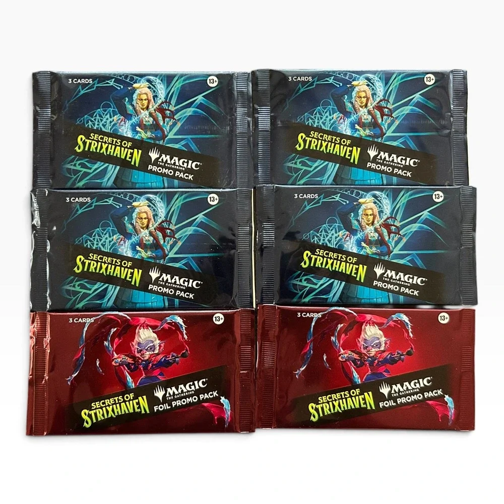 Magic The Gathering Secrets of Strixhaven Foil and Standard Promo Pack Lot NEW